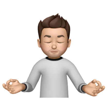Baptiste Mauri, consultant marketing digital, en posture zen